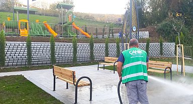 Canik'te parklar yaza hazırlanıyor