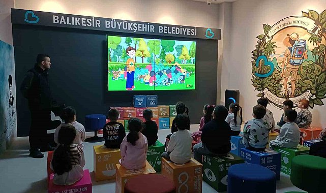 Çevre Eğitim ve Bilim Merkezi minikleri ağırladı