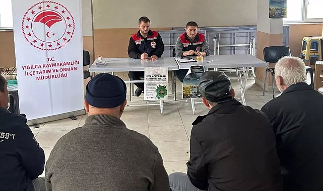 Çiftçilere tarımsal destek ve zararlılarla mücadele eğitimi verildi