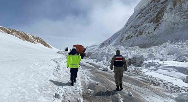 Çığ düşen Ahlat-Malazgirt yolu yeniden ulaşıma açıldı