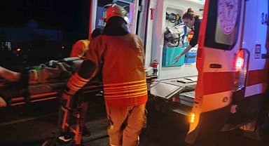 Cizre'de otomobil şarampole yuvarlandı: 4 yaralı