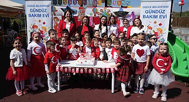 Çocuklar Gündüz Bakımevinde 23 Nisan büyük bir coşku ile kutladı
