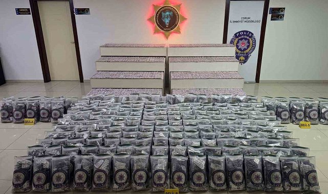 Çorum polisinden uyuşturucu sevkiyatına darbe: Binlerce hap ele geçirildi