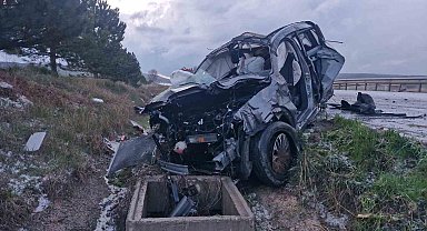 Çorum'da aynı noktada iki farklı trafik kazası: 1 ölü, 3 yaralı