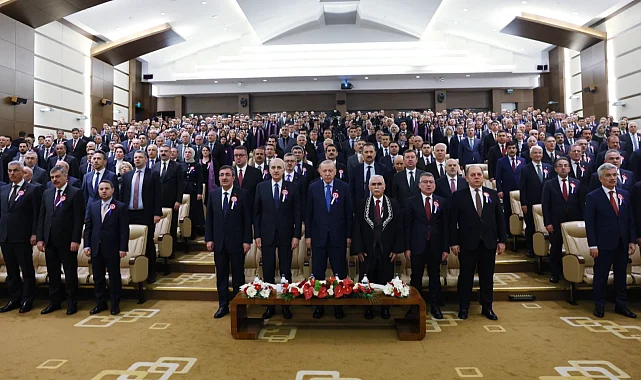 Cumhurbaşkanı Erdoğan Anayasa Mahkemesi'nin 64. yıl törenlerine katıldı