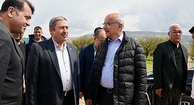 Darende'de dolu afeti sonrası mahallelere ziyaret