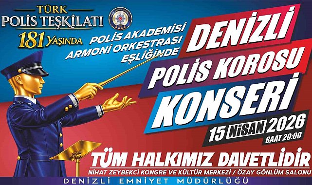 Denizli'de Polis Haftası'na özel konser düzenlenecek