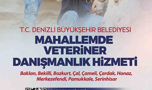 Denizli'nin veteriner danışmanlık hizmeti projesinde yeni dönem başlıyor