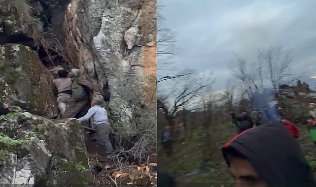 Derecik'te dağda mahsur kalan genç kurtarıldı