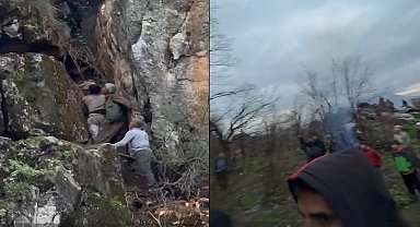 Derecik'te dağda mahsur kalan genç kurtarıldı