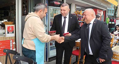 DESOB Başkanı Erbeği, Denizli esnafını ziyaret etti