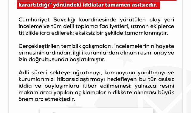 Dezenformasyonla Mücadele Merkezi'nden lisedeki saldırıda 'delillerin karartıldığı' iddiasına yalanlama