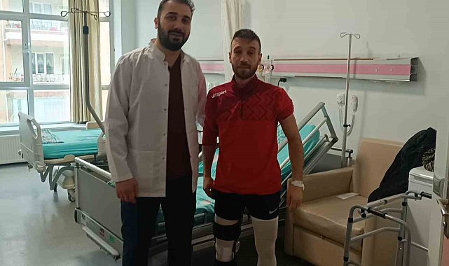Dinarsporlu Ramazan Demir'e başarılı ameliyat