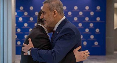 Dışişleri Bakanı Fidan, Suriyeli mevkidaşı ile bir araya geldi