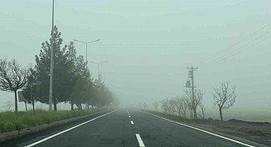 Diyarbakır güne sisle uyandı