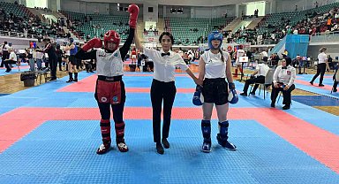 Diyarbakır'da düzenlenen Kick Boks Şampiyonasında Pazaryeri damgası