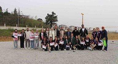 Düzce'de yıldız kızlar bocce heyecanı sona erdi