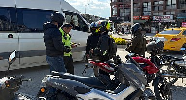 Düzce'de motosiklet denetimleri artırıldı