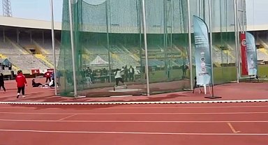 Elazığ'a gülle atmada altın madalya