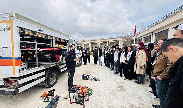 Elazığ'da gençlere yönelik afet farkındalık eğitimi