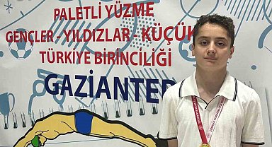Elazığlı sporcu yüzmede Türkiye şampiyonu oldu