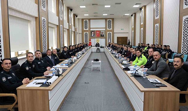 Erzurum Emniyeti'nde "İlk Çeyrek" değerlendirmesi
