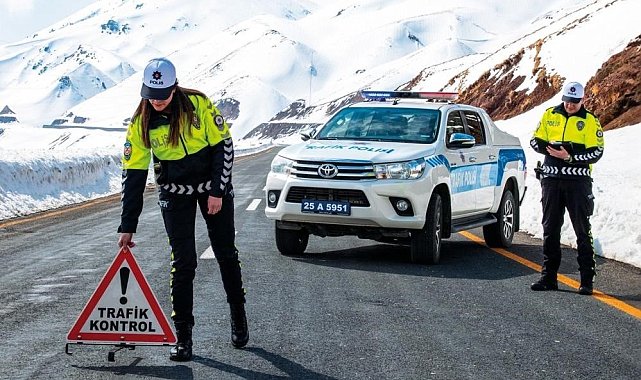 Erzurum kent merkezinde bir ayda 106 trafik kazası