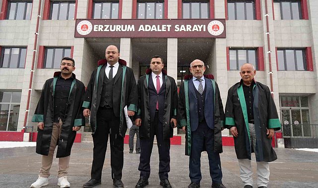 Erzurum'da Hukukçular Derneği'nden İsrail'e yasa tepkisi