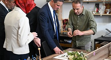 Erzurum'da "Sanatın diliyle değerlerimiz" sergisi açıldı
