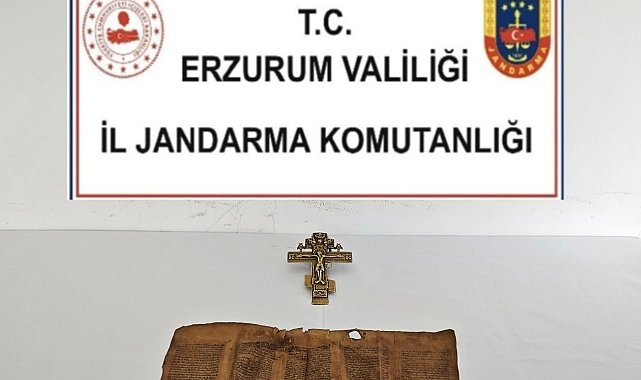 Erzurum'da tarihi eser operasyonu