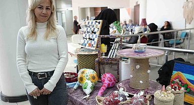 Eski eşyalar yeniden doğdu: İlkadım'da "Sıfır Atık" sergisi