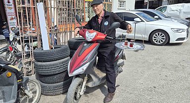 Eskişehir'de 44 senedir çaycı olan esnafın ilginç çalışma yöntemi