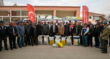 Eskişehir'de üreticilere hise destekli yağlık ayçiçeği tohumu