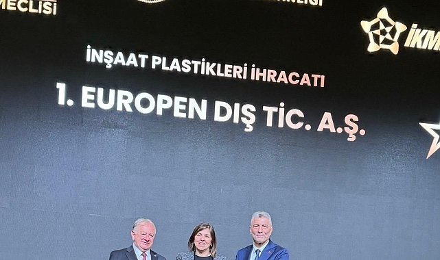 Europen'e büyük onur: İhracat şampiyonluğu ödülünü Bakan Ömer Bolat takdim etti