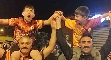 Galatasaray'ın Fenerbahçe galibiyeti sonrası Ardahan'da büyük coşku
