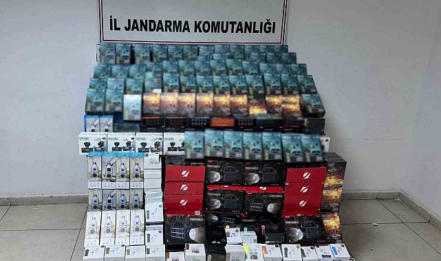 Gaziantep'te 1 milyon TL değerinde kaçak malzeme ele geçirildi: 1 gözaltı