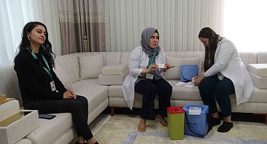 Gercüş'te sağlık ekiplerinden köy köy "aşı" seferberliği