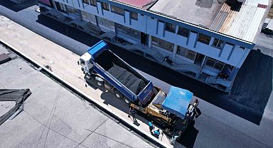 Güneş yüzünü gösterdi, sanayi yolları yenilendi