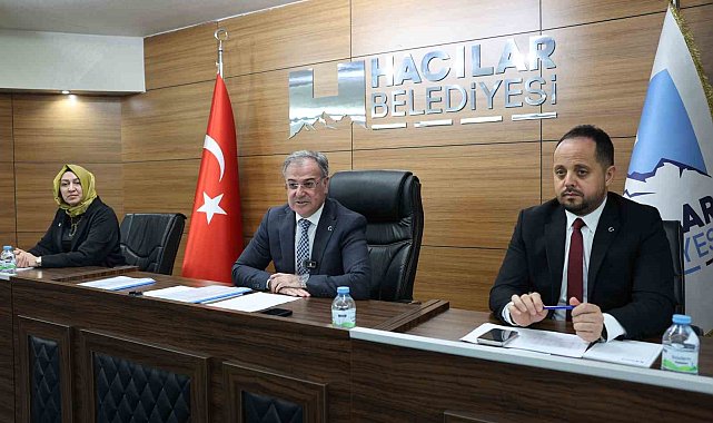 Hacılar'da bir yıllık çalışmalar masaya yatırıldı