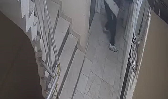 Hırsızlık için girdiği binada kapıları yokladı, açamayınca koridora tuvaletini yaptı