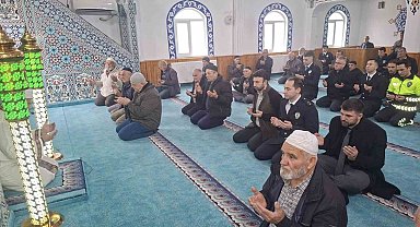 Hisarcık'ta şehit polisler için mevlit okutuldu