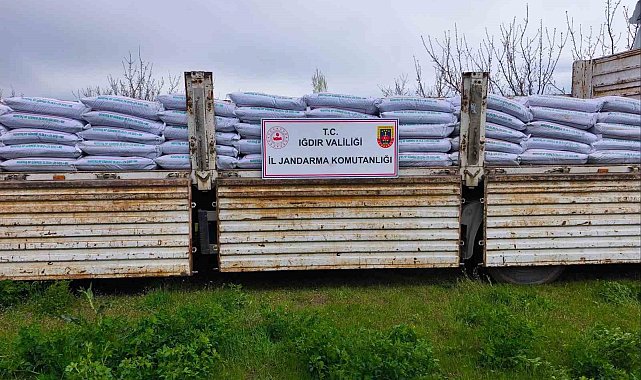 Iğdır'da kaçak gübre operasyonu: 30 ton ürün ele geçirildi