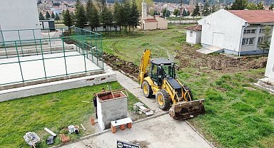 İnönü'de alt yapı çalışmaları