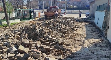 İpsala Esetçe'de yol seferberliği