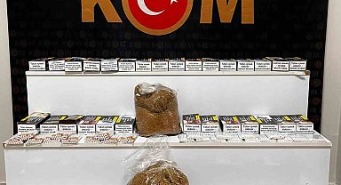 İş yerine yapılan operasyonda 12 bin adet dolu makaron bulundu