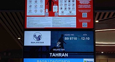 İstanbul Havalimanı'nda İran uçuşları yeniden başladı