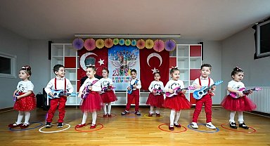 İstanbul Maltepe kreşlerinde 23 Nisan coşkusu
