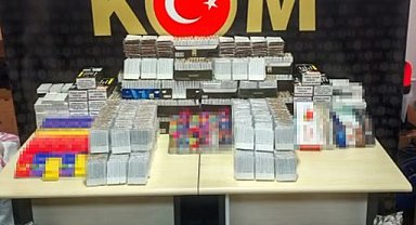 Kaçak tütün ve sigara operasyonunda 1 şüpheli yakalandı