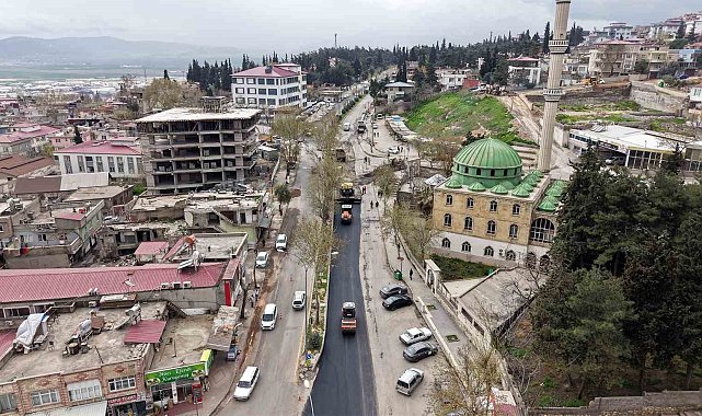 Kahramanmaraş'ta asfalt çalışmaları sürüyor