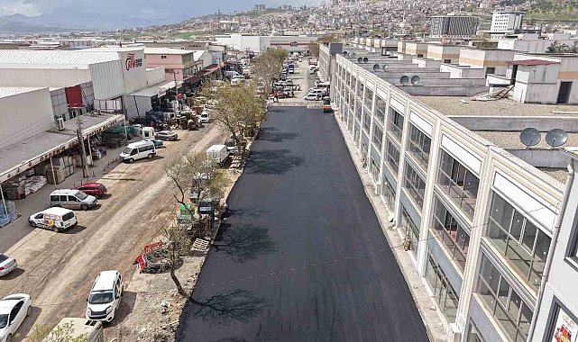Kahramanmaraş'ta asfalt çalışmaları
